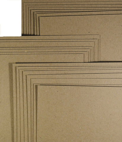 12x12 Cardstock - Kraft 280gsm Recycled