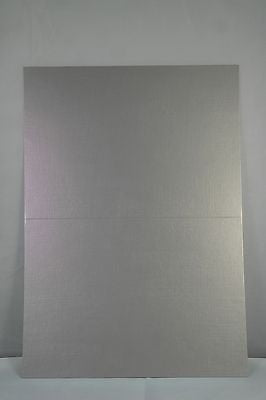 DIY Wedding Invitations Wedding Card A4 Creased Silver Card - A5 Finished Size
