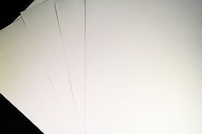 SMOOTH THICK WHITE PRINTER CRAFT CARD 300GSM PREMIUM QUALITY 25 X A5 PACK