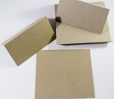Eco Kraft Place Name Cards 280 GSM Weddings. Dinner Parties  - Pack of 10