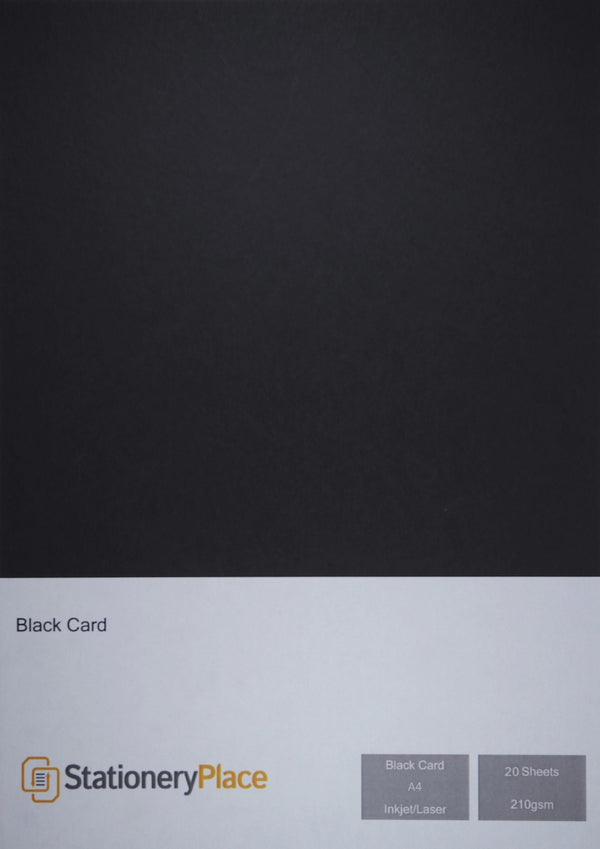 black card paper