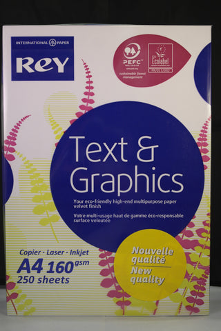 ReyText & Graphics White Paper & Card  Premium Quality 80 GSM to 160 GSM