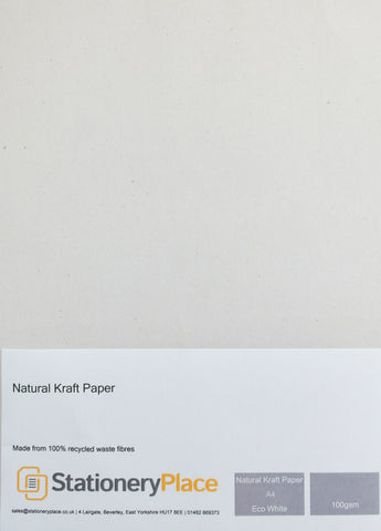 A4 White Kraft Paper