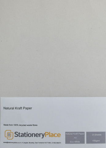 recycled paper eco white