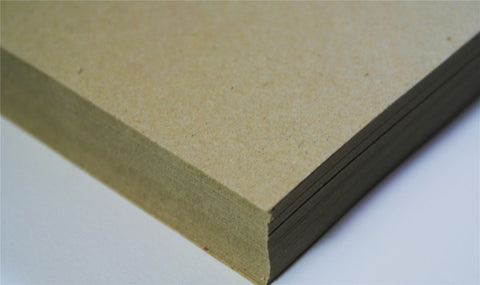 Kraft Card Brown 100% Recycled A3 170gsm 280gsm assorted pack sizes