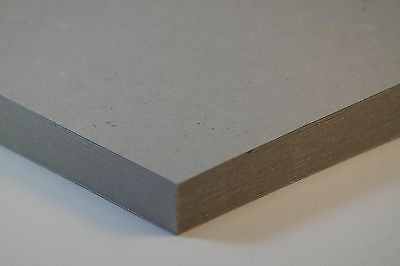GREY BOARD STIFFENERS - A4 500 Micron 10 SHEETS - 100% RECYCLED
