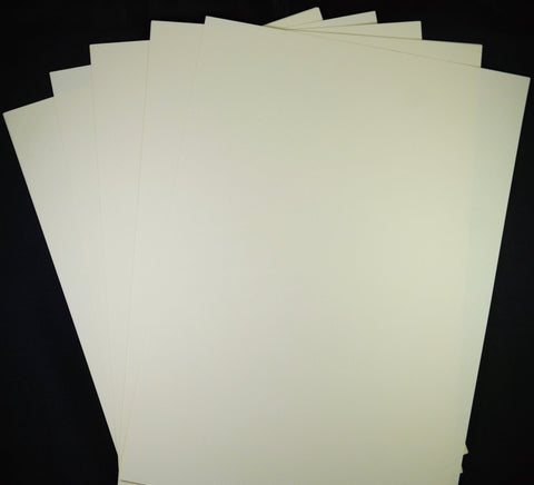 Ivory / Cream Thin Card 160 GSM A4 100 Sheet Pack