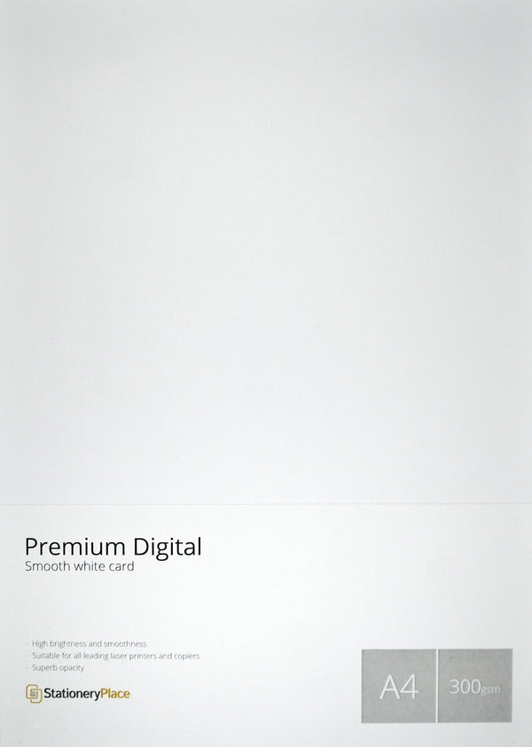 Premium Quality Thick White Printer Craft Card 300gsm 250 A4 sheets
